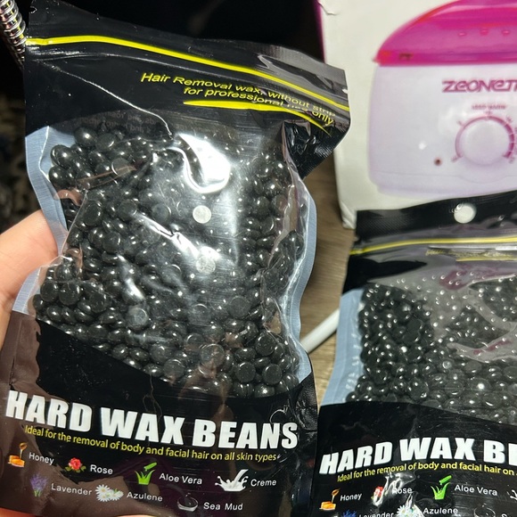 White Wax Warmer with 6 new bags of hard wax beans - Picture 3 of 8